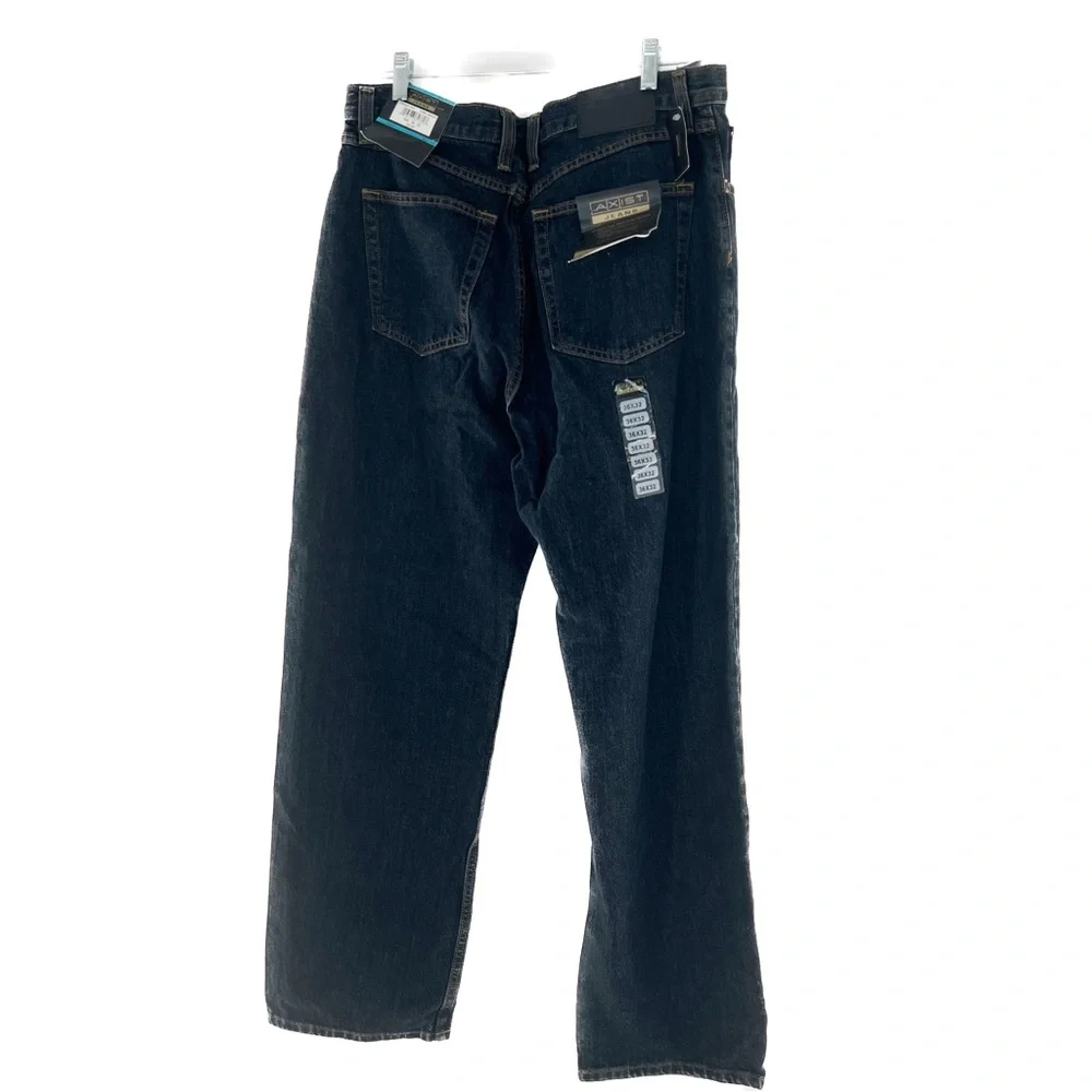 AXIST Modern Relaxed Fit Jeans Dark Indigo Men's Size 36W/32L, NWT!